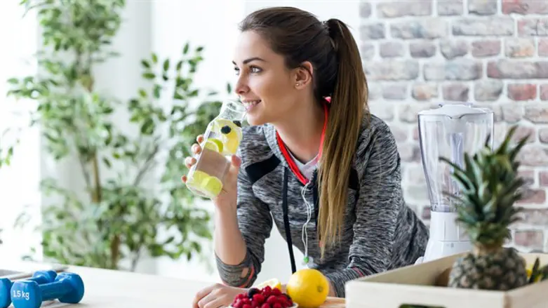 ספורט ותזונה. אילוסטרציה