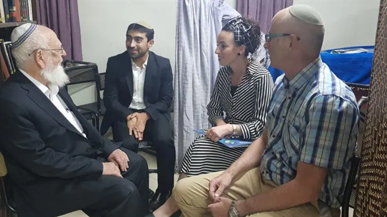 ח"כ סילמן במפגש עם הרב דרורי