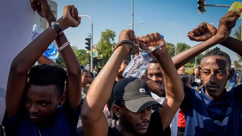 Ethiopian protesters