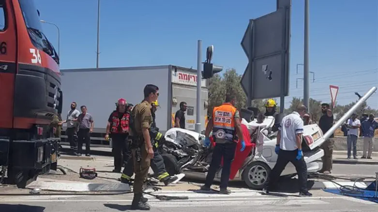 תאונה קשה בדרום
