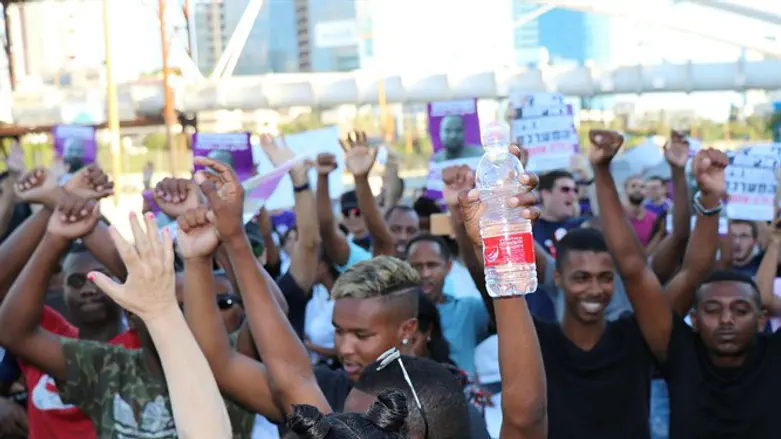 הפגנה של יוצאי אתיופיה