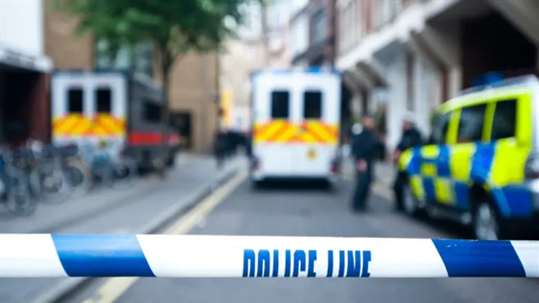 Crime scene in UK (stock)