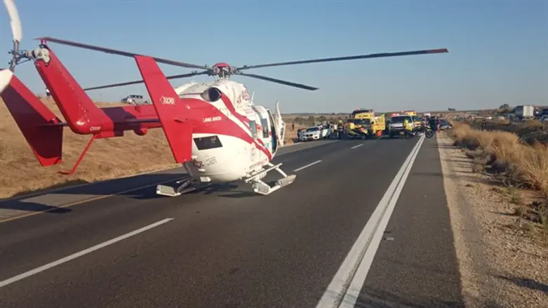 זירת התאונה