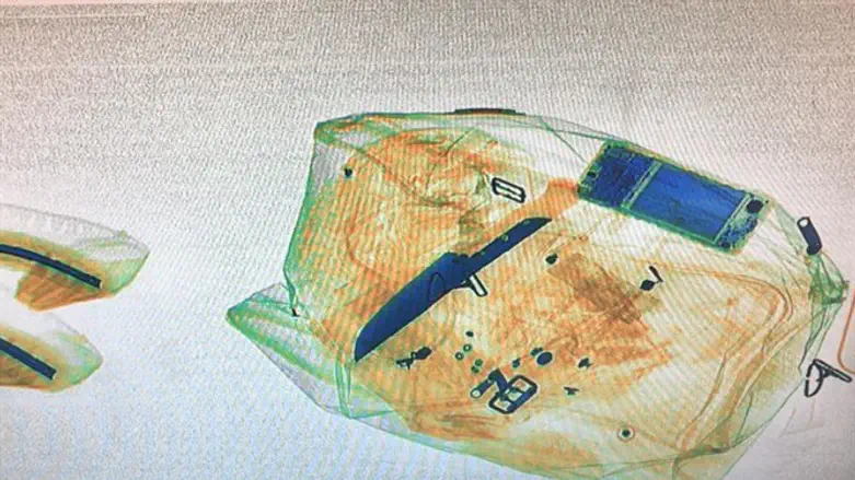 Нож, спрятанный в сумке