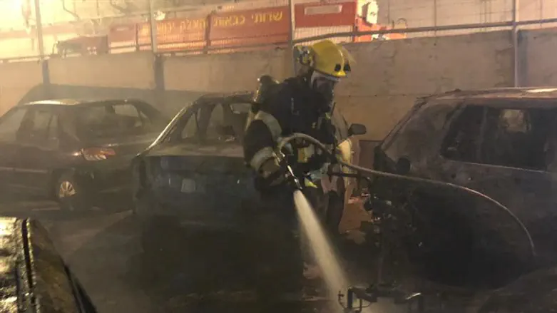 Fire at Border Police base