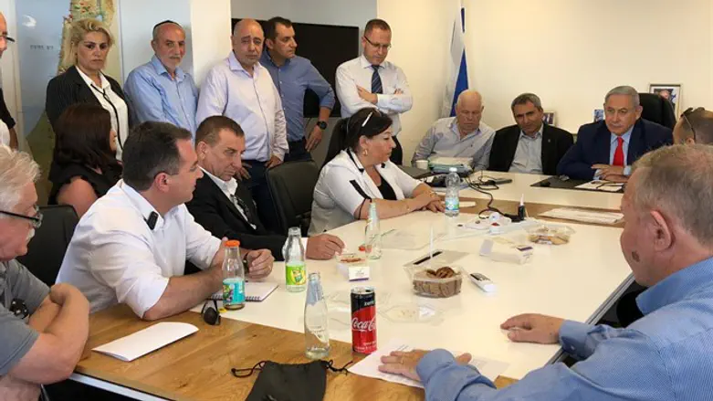 נתניהו עם הפעילים