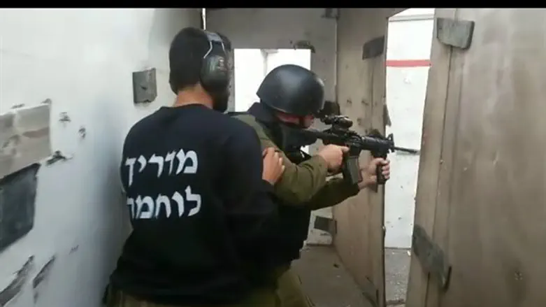 Тренировка бойцов спецназа. Иллюстрация