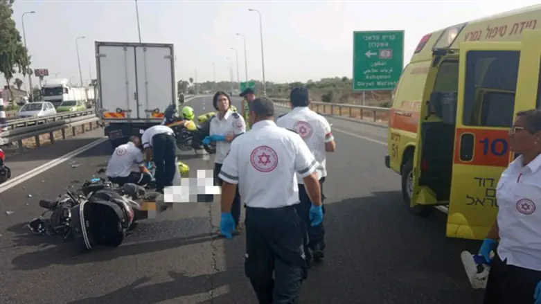 זירת התאונה