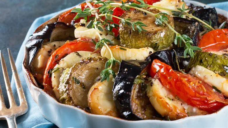 מאפה אנטיפסטי וגבינת פרומעז