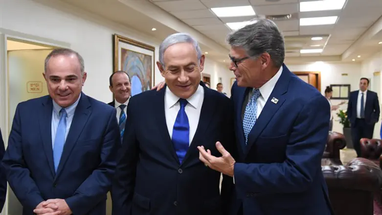 נתניהו עם ריק פרי