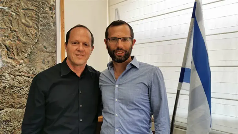 ישראל גנץ וניר ברקת