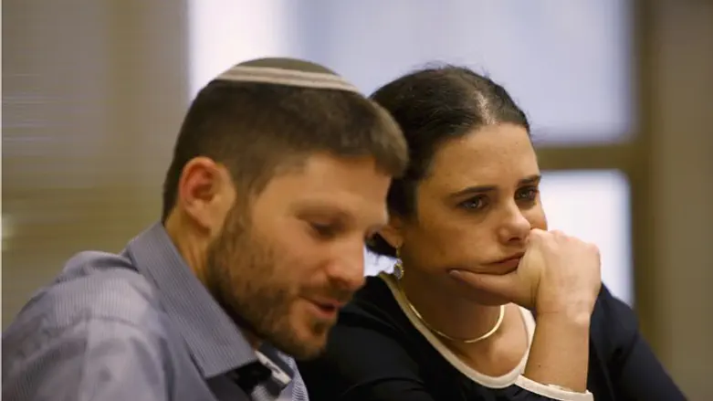 Ayelet Shaked with Bezalel Smotrich