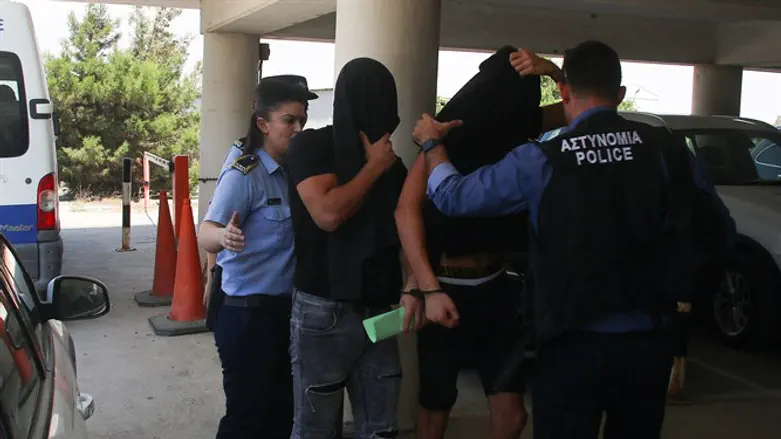 Two of the suspects taken into custody in Cyprus