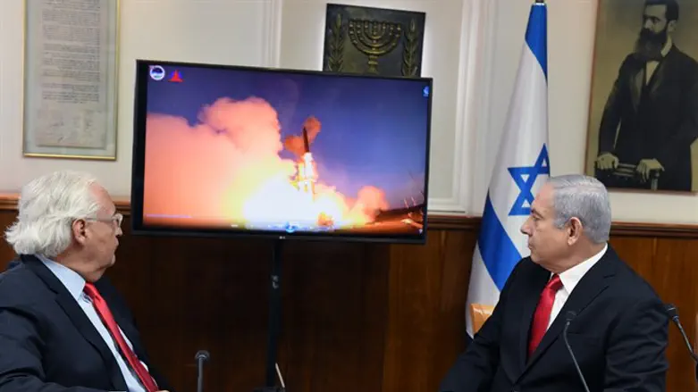 Israeli PM and USA Amb. watch test