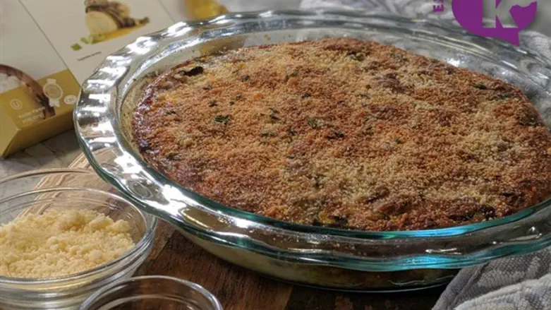 Savory Potato Blintz Soufflé