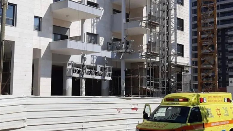 אתר הבניה שבו אירעה התאונה הקשה