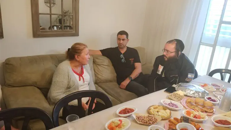 Allegra meeting with Assoulin (Center) and Weinberg (Right)