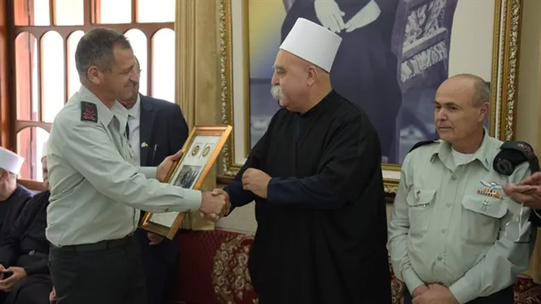 Chief of Staff and Sheikh Mawafek Tarif