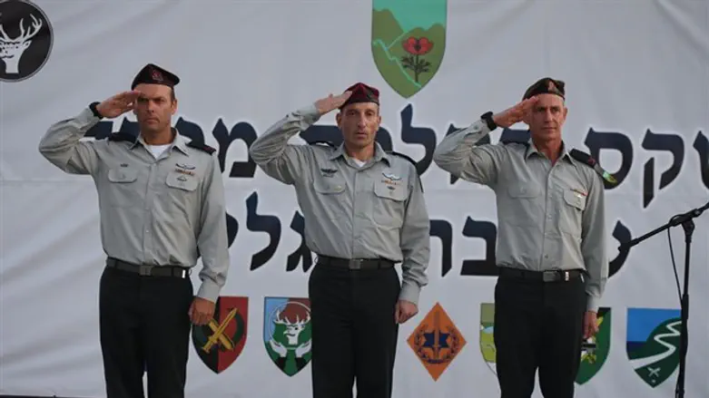טקס חילופי מפקדי העוצבה