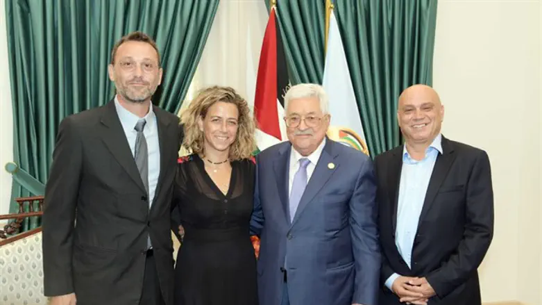 רוטמן ופריג' עם אבו מאזן