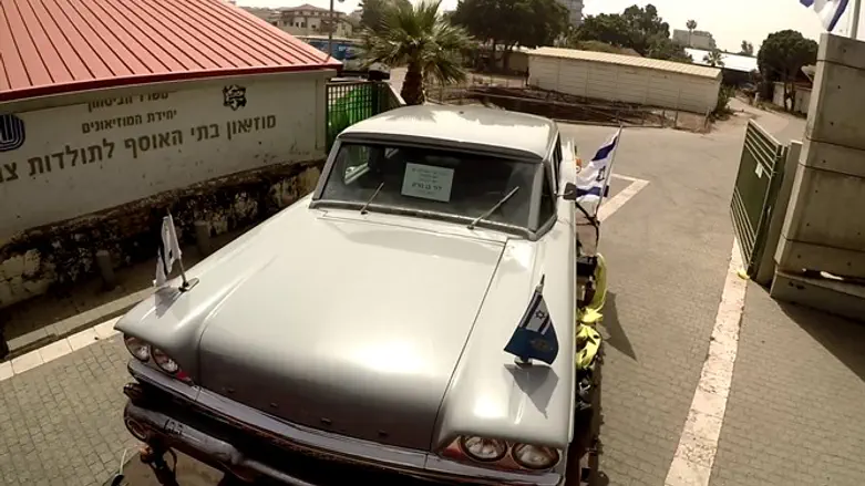 רכבו של בן גוריון במוזיאון