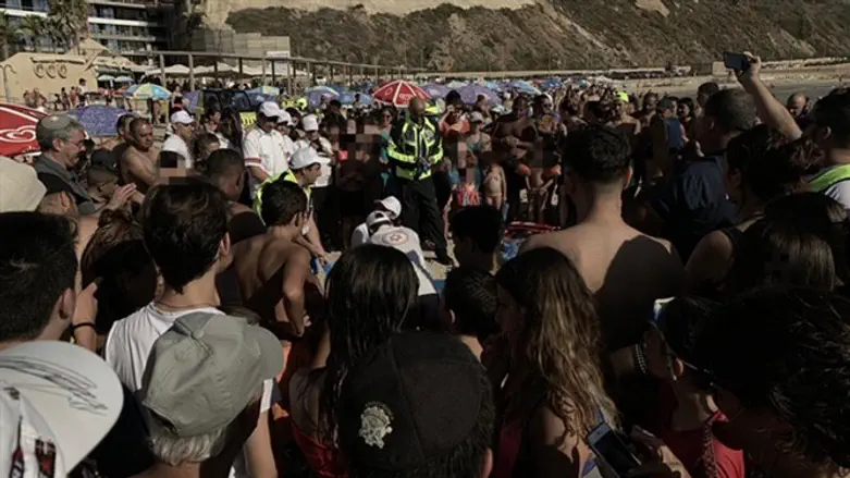 MDA beach training session