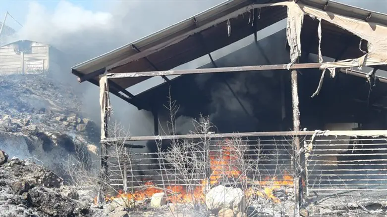 Fire in Yitzhar