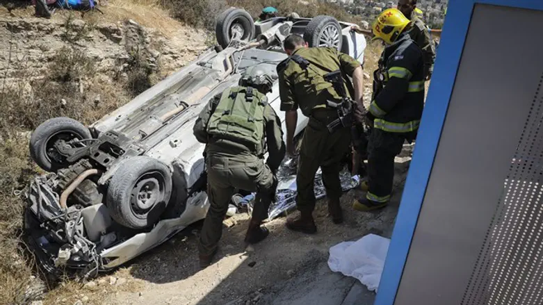 Scene of the ramming attack