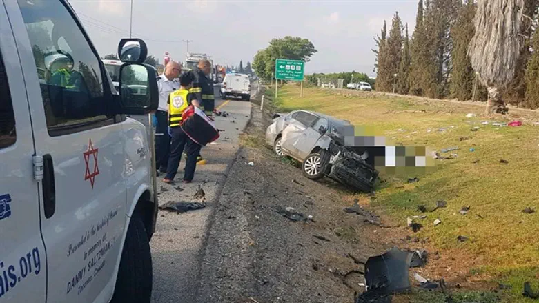 site of the accident