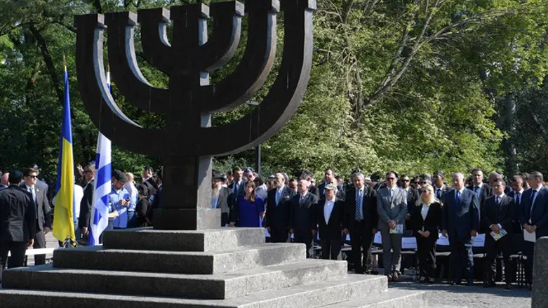Memorial event at Babyn Yar