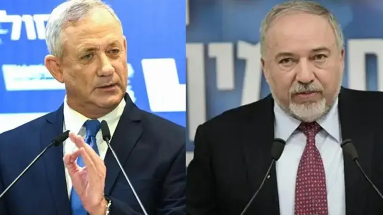 Benny Gantz and Avigdor Liberman