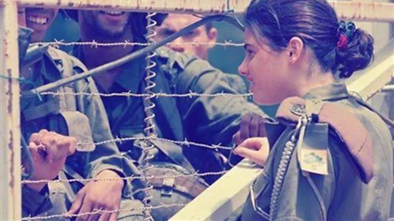 איילת שקד בעת שירותה הצבאי