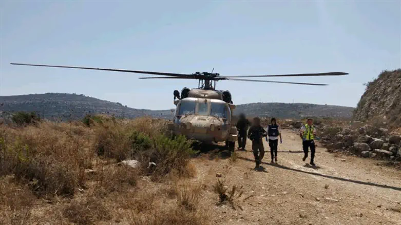 Место взрыва около поселения Долев