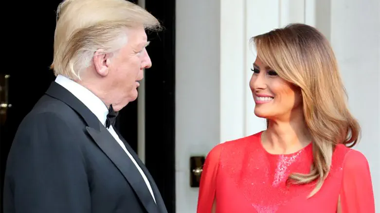 דונלד ומלאניה טראמפ