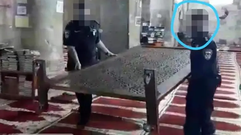 Image of police officers who responded to attack