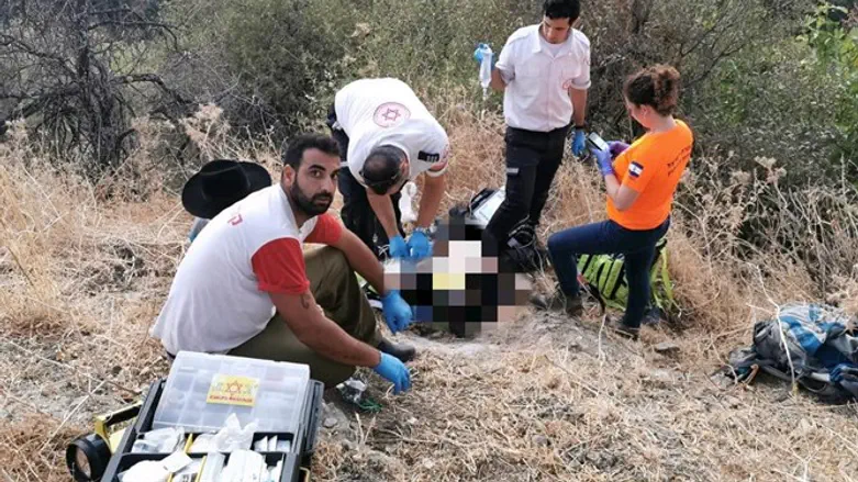 MDA teams treat heat stroke victim