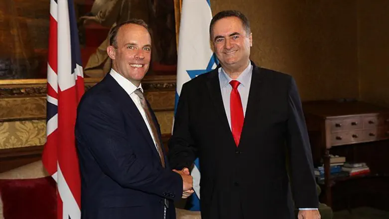Yisrael Katz and Dominic Raab