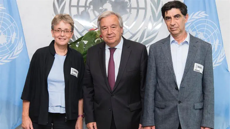 "נכריח את הממשלה לפעול". שמחה ולאה גולדין באו"ם