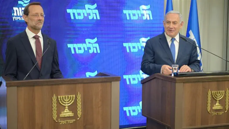 Биньямин Нетаньяху и Моше Фейглин