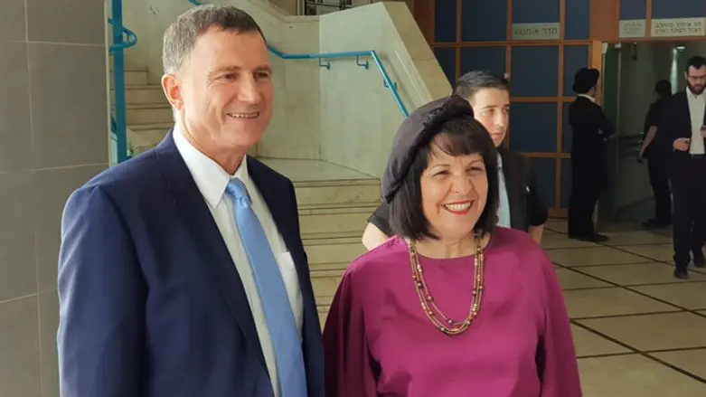 יולי אדלשיין וראש העיר בית שמש עליזה בלוך