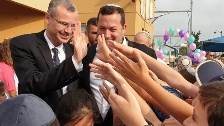 לוין בפתיחת השנה בשומרון