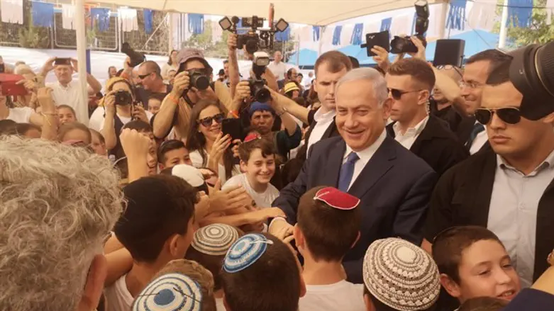 נתניהו באלקנה