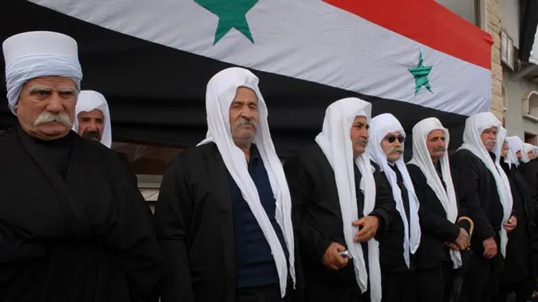 Golan Druze demonstrate loyalty