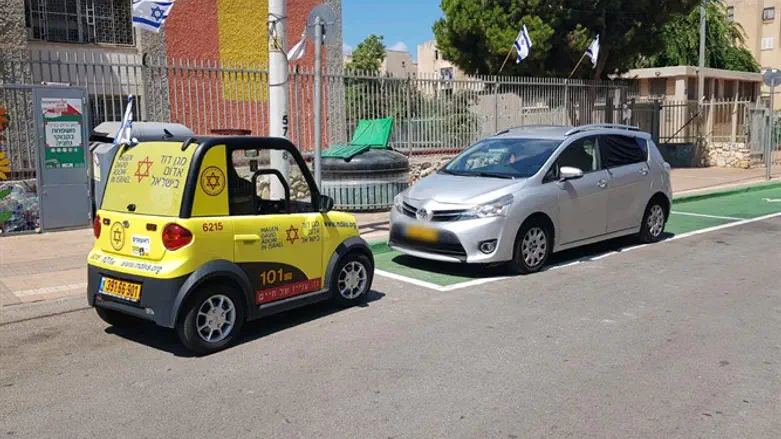 הרכב שבו נשכח הפעוט בנתניה