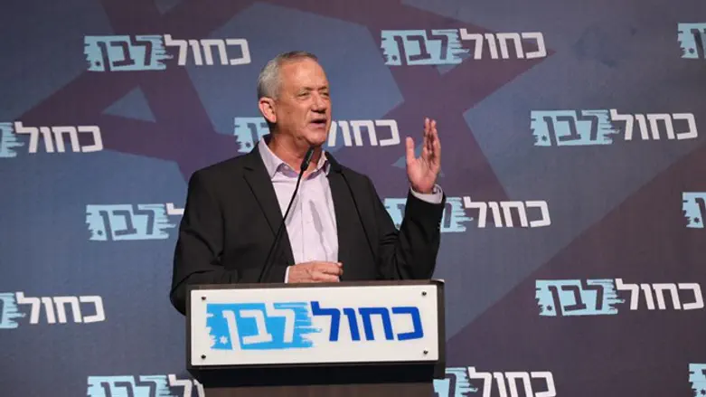 Blue and White's Benny Gantz