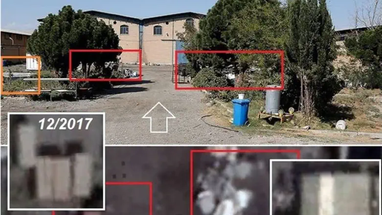 warehouse where IAEA found traces of uranium, September 9, 2019