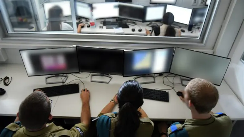 הצוערים במהלך התרגיל