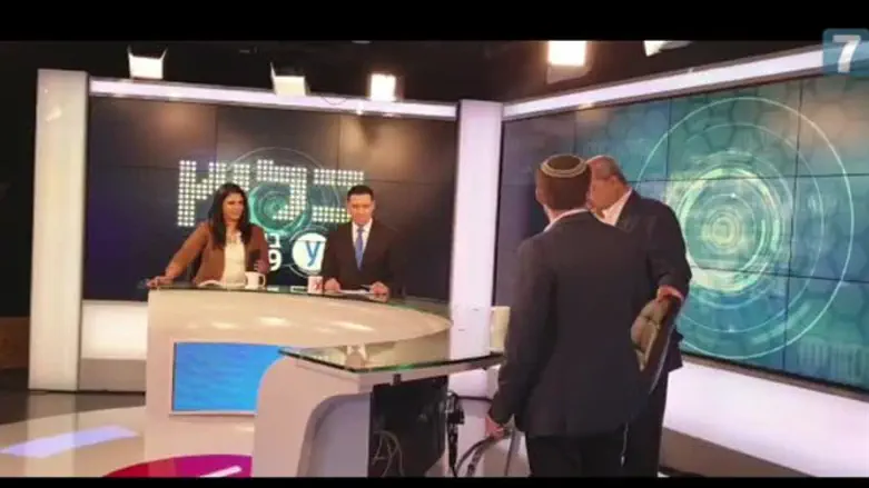 Смотрич и Тиби в студии YNET
