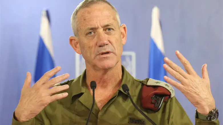 Gantz on day 8 of Operation Protective Edge, July 15, 2014