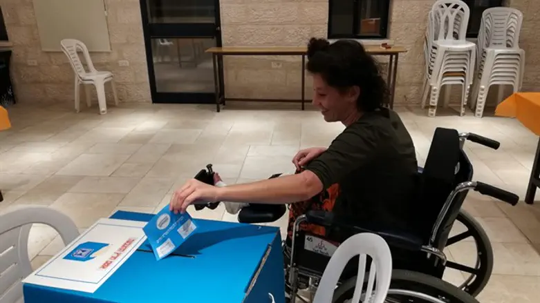 נעם נביס מצביעה